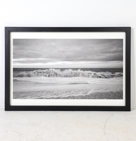 CONTEMPORARY LARGE OCEAN SHORE PHOTOGRAPH