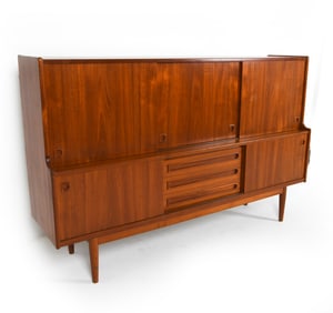 JOHANNES ANDERSEN DANISH TEAK SIDEBOARD C. 1960S