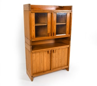 SWEDISH MODULAR PINE CABINET C. 1970S