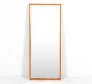 FROSEKE SWEDISH OAK WALL MIRROR C. 1960S