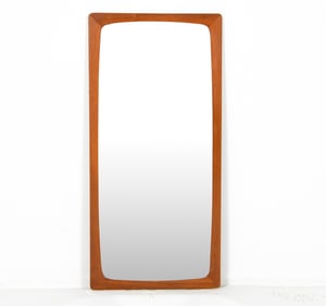 DANISH TEAK WALL MIRROR C. 1960S