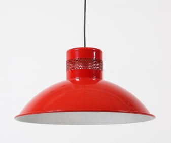 SCANDIANVIAN METAL PENDANT LIGHT C. 1970S