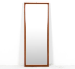 AARHUS DANISH TEAK WALL MIRROR C. 1960S