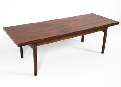 MID-CENTURY DANISH ROSEWOOD COFFEE TABLE C. 1970S