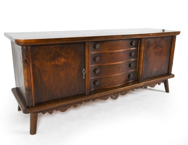 MID-CENTURY SCANDINAVIAN OAK SIDEBOARD C. 1960S