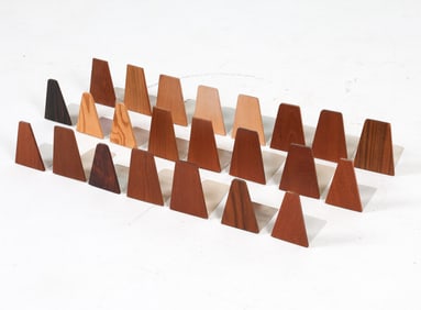 KAI KRISTIANSEN DANISH BOOKEND GROUPING C. 1960S