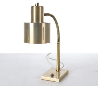 DANISH VITRIKA BRASS DESK LAMP C. 1960S