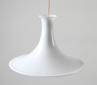 HOLMEGAARD 'MANDARIN' GLASS PENDANT LIGHT C. 1970S