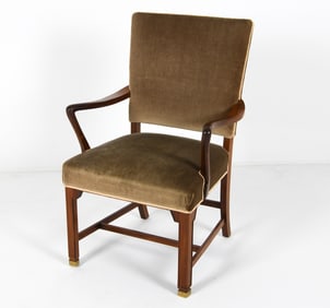 FRITZ HANSEN STYLE DANISH ROSEWOOD LOUNGE CHAIR