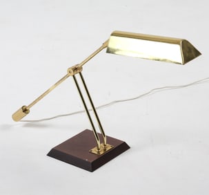 LYFA BRASS DESK LAMP MODEL 2040 C. 1970S