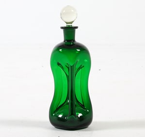 HOLMEGAARD KLUK KLUK GLASS DECANTER C. 1970S