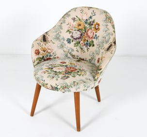 MID-CENTURY DANISH SHELL SLIPPER CHAIR C. 1960S