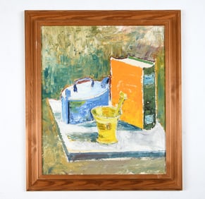 DANISH STILL LIFE PAINTING O/C 20TH C.