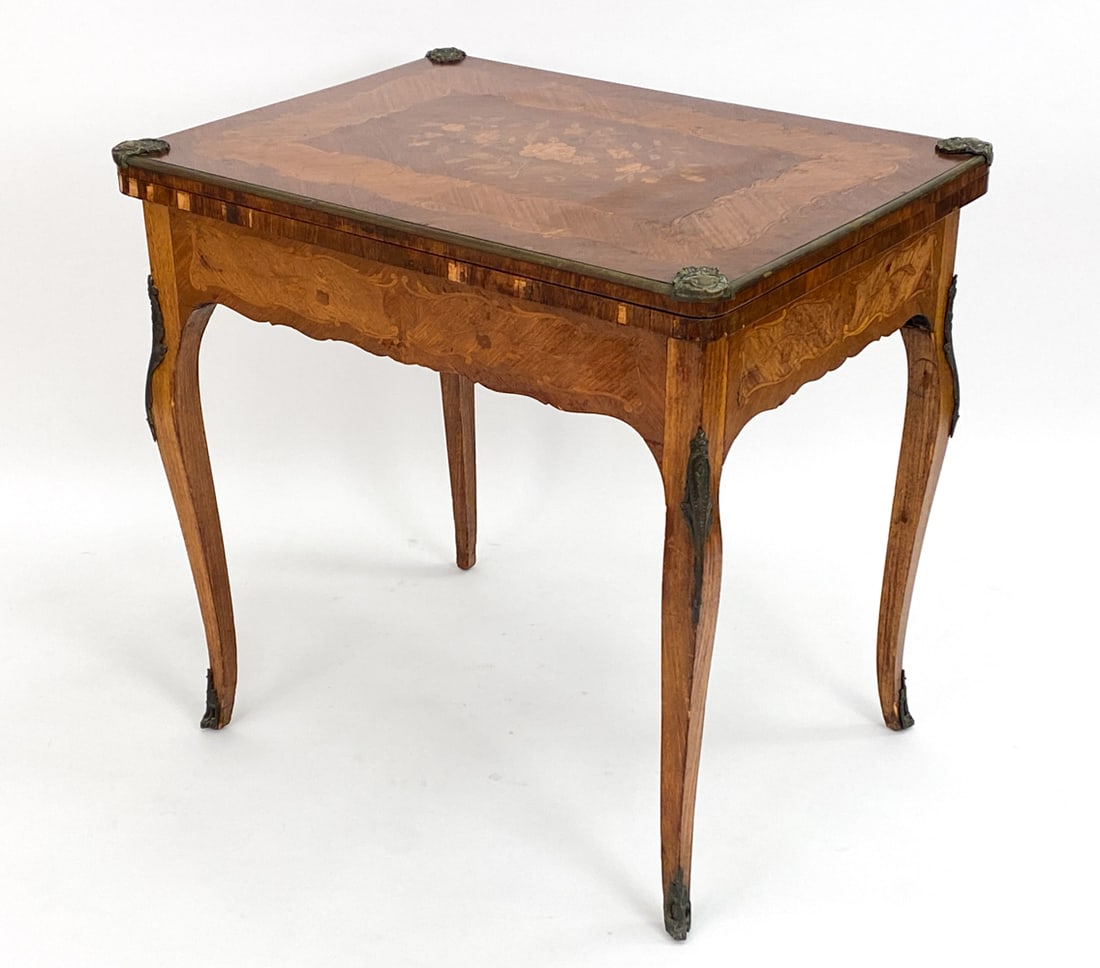 ANTIQUE LOUIS XV STYLE GAMES TABLE (1 of 20)