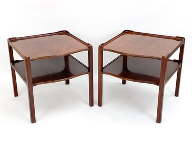 PAIR OF VINTAGE BAKER FURNITURE SIDE TABLES