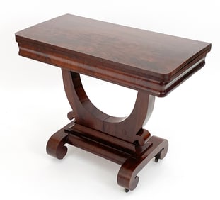 ANTIQUE EMPIRE EXTENDING GAMES TABLE