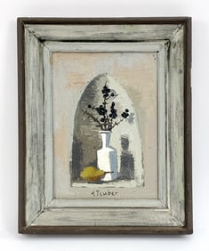 HERMANN TEUBER (GERMAN, 1894-1985) STILL LIFE O/B