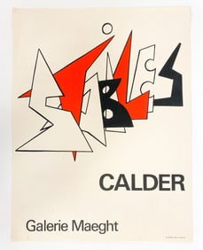 ALEXANDER CALDER EXHIBITION POSTER