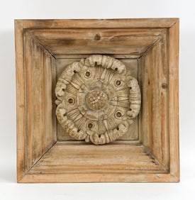 RESTORATION HARDWARE WOODEN CARVED SCULPTURE