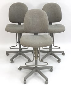 (3) UNITED CHAIR NS-4 DRAFTING STOOLS