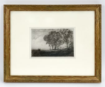 AFTER JEAN BAPTISTE CAMILLE COROT ETCHING