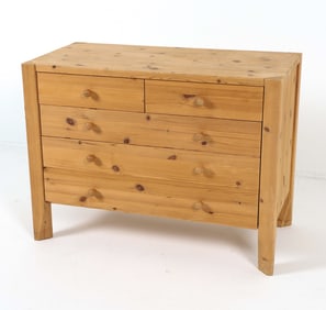 SWEDISH PINE CHEST OF DRAWERS C. 1970S