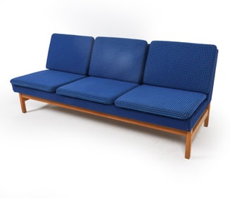 DUX SWEDISH TEAK SOFA C. 1960S