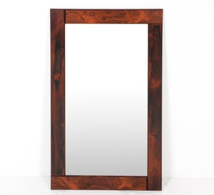 MID-CENTURY DANISH ROSEWOOD WALL MIRROR C. 1960S