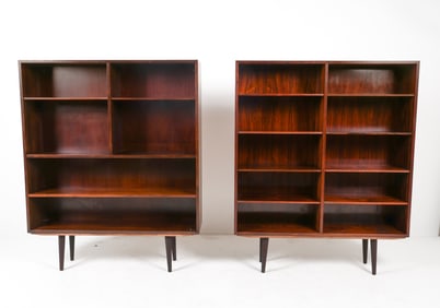 PAIR OF OMANN JUN ROSEWOOD BOOKCASES C. 1960S