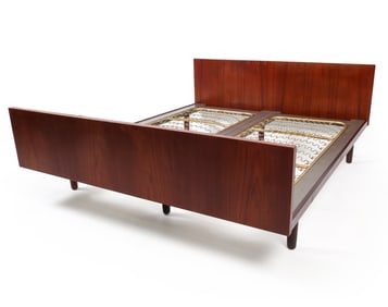 ATTR. HANS J WEGNER DANISH TEAK BEDFRAME C. 1960S