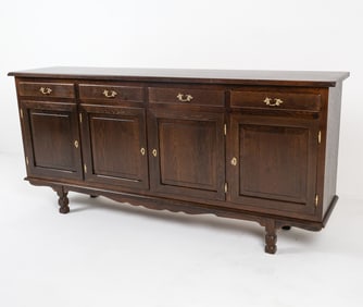 KJAERNULF STYLE DANISH OAK SIDEBOARD C. 1970S