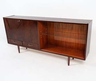 SCANDINAVIAN CCCP MAHOGANY SIDEBOARD DRY BAR