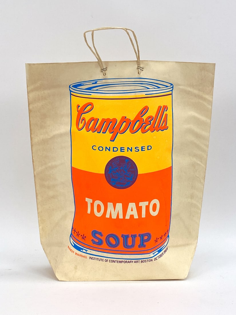 ANDY WARHOL CAMPBELL'S SOUP SHOPPING BAG