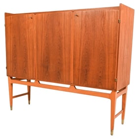KIRKE NIELSEN 'KENT' TEAK & BEECH HIGHBOARD