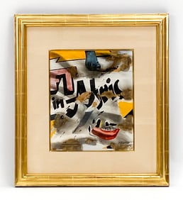 BURHAN DOGANCAY (1929-2013) ABSTRACT COLLAGE