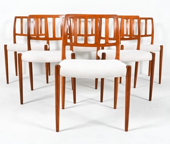 (6) NIELS OTTO MOLLER MODEL 83 DINING CHAIRS