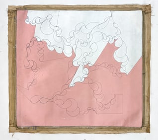 REIJI KIMURA (JAPAN, B. 1926) ACRYLIC ON CANVAS
