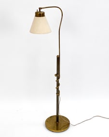 JOSEF FRANK BRASS FLOOR LAMP, C. 1950