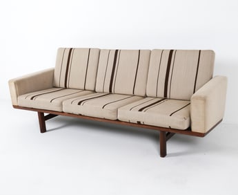 HANS WEGNER GE-236 TEAK SOFA DAYBED C. 1970S