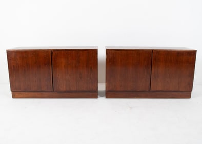 PAIR OF OMANN JUN DANISH ROSEWOOD CREDENZAS