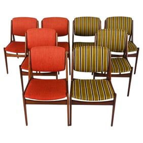 (8) VODDER & BORG 'ELLA' TEAK SIDE CHAIRS