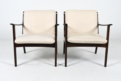 OLE WANSCHER FOR POUL JEPPESEN MODEL PJ112 CHAIRS