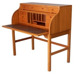 ANDREAS HANSEN FOR HADSTEN TEAK ROLL-TOP DESK