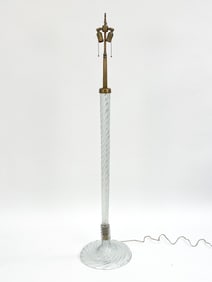 ATTR. CARLO SCARPA FOR VENINI GLASS FLOOR LAMP