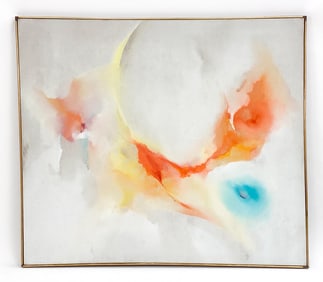 DAVID GRANT ROTH (1923-1995) ABSTRACT OIL PAINTING
