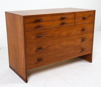 HANS WEGNER TEAK CHEST OF DRAWERS C. 1960S