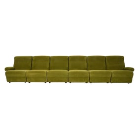 SPACE AGE MODULAR SECTIONAL SOFA C. 1970S