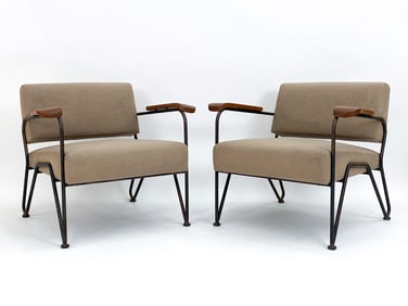 PAIR OF MICHAEL BOYD SIDEBAR ARMCHAIRS