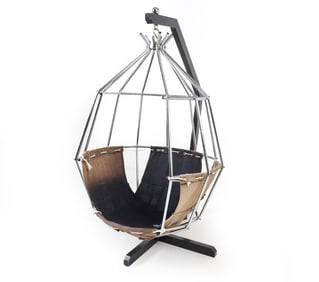 IB ARBERG FOR ABRA MOBLER 'PARROT CHAIR' C. 1970S