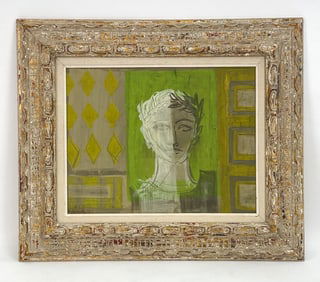 JARVIN PARKS (1931-1967) "APRIL-ROME" GOUACHE